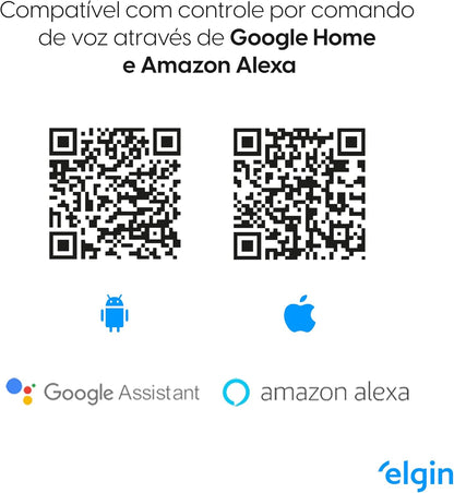 Lâmpada Inteligente Smart Color 10W Elgin RGB Wifi Compatível com Alexa e Google Home