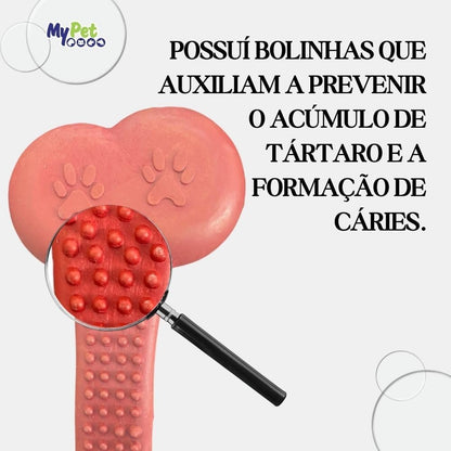 Osso Higiênico Com Corda, Brinquedo para Cachorro