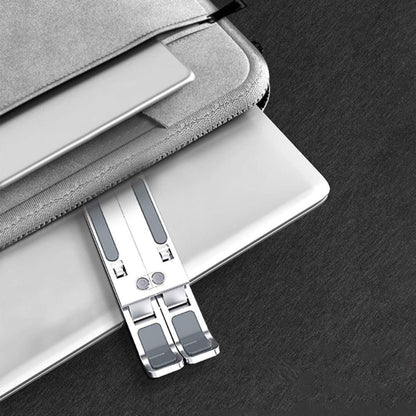 Suporte para Notebook em Alumínio Dobrável em 6 Ângulos - Com estojo para armazenagem