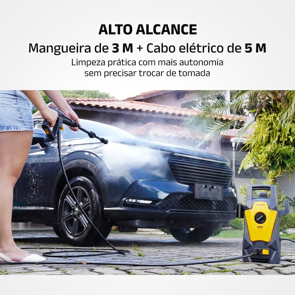 Lavadora de Alta Pressão Aqua Power I, Mondial, 1400W, 110V