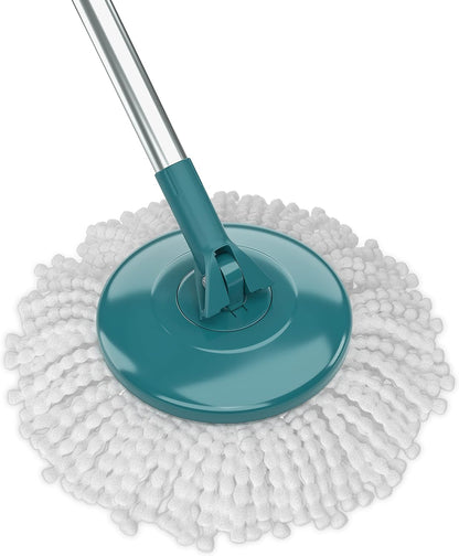 Mop Giratório Fit, Balde 8 litros, limpa, centrifuga, lava e seca, Flash Limp