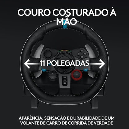 Volante Corrida G29 Driving Force e Pedais  - PS5, PS4, PS3 e PC