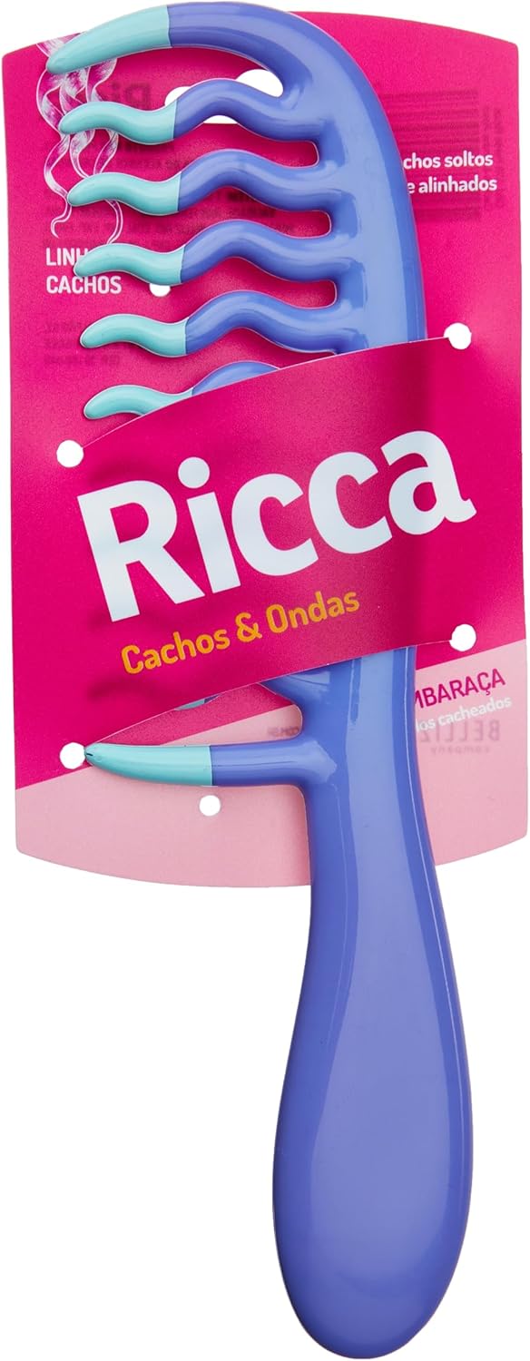 Ricca Pente Cachos & Ondas Roxo