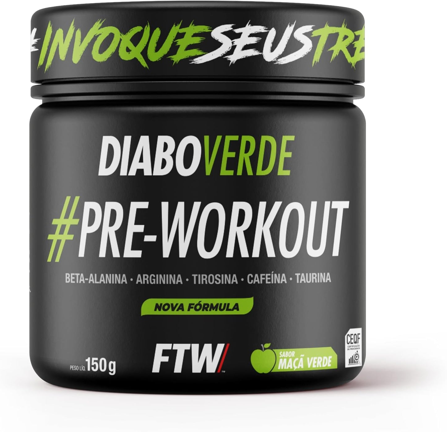 FTW Green Devil Pre-Entrenamiento - Energía Extrema - Frasco de 150 g