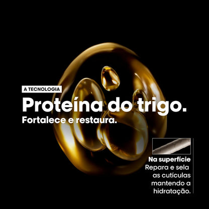 L’Oréal Professionnel | Absolut Repair Shampoo Refil | Com Proteína e Quinoa Dourada para cabelos danificados e secos | SERIE EXPERT | 240ml