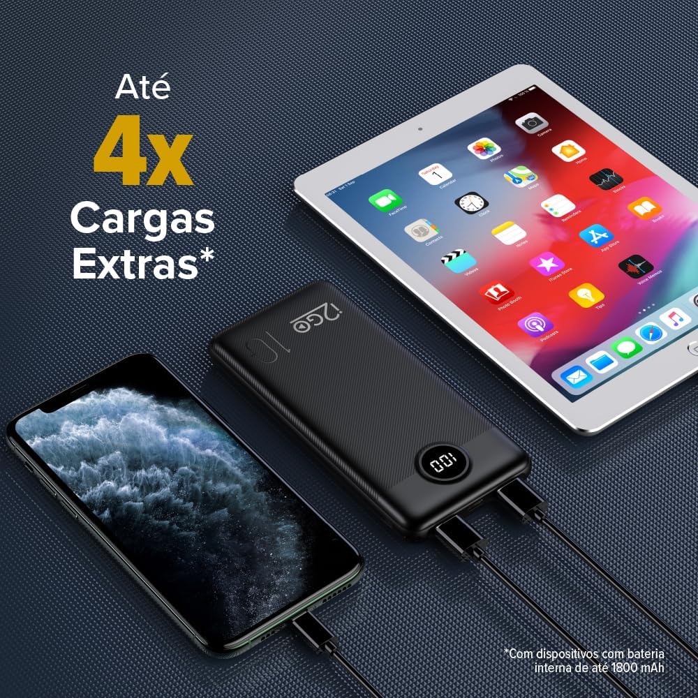 I2GO, Carregador Portátil (Power Bank) Ultra Rápido 10000mAh