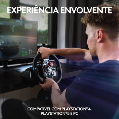 Volante Corrida G29 Driving Force e Pedais  - PS5, PS4, PS3 e PC