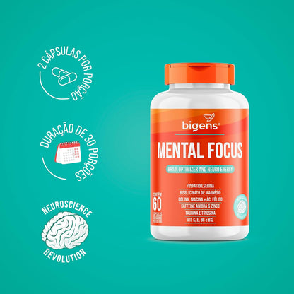 Mental Focus, 60 Capsulas, Biogens