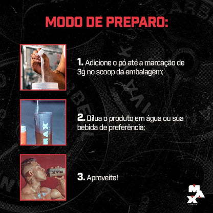 Max Titanium Creatina - Suplemento alimentar de creatina em pó, 300g