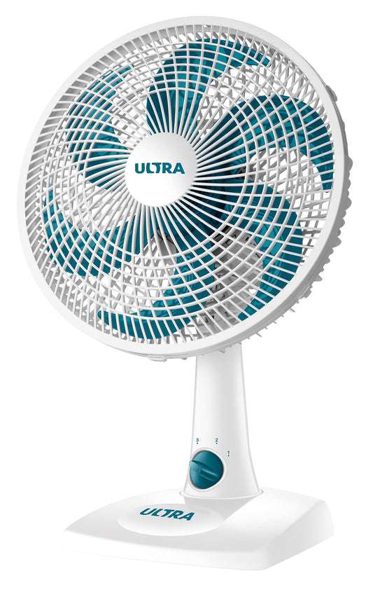 Ventilador de mesa 30cm, Ultra, 220V, Branco/Azul