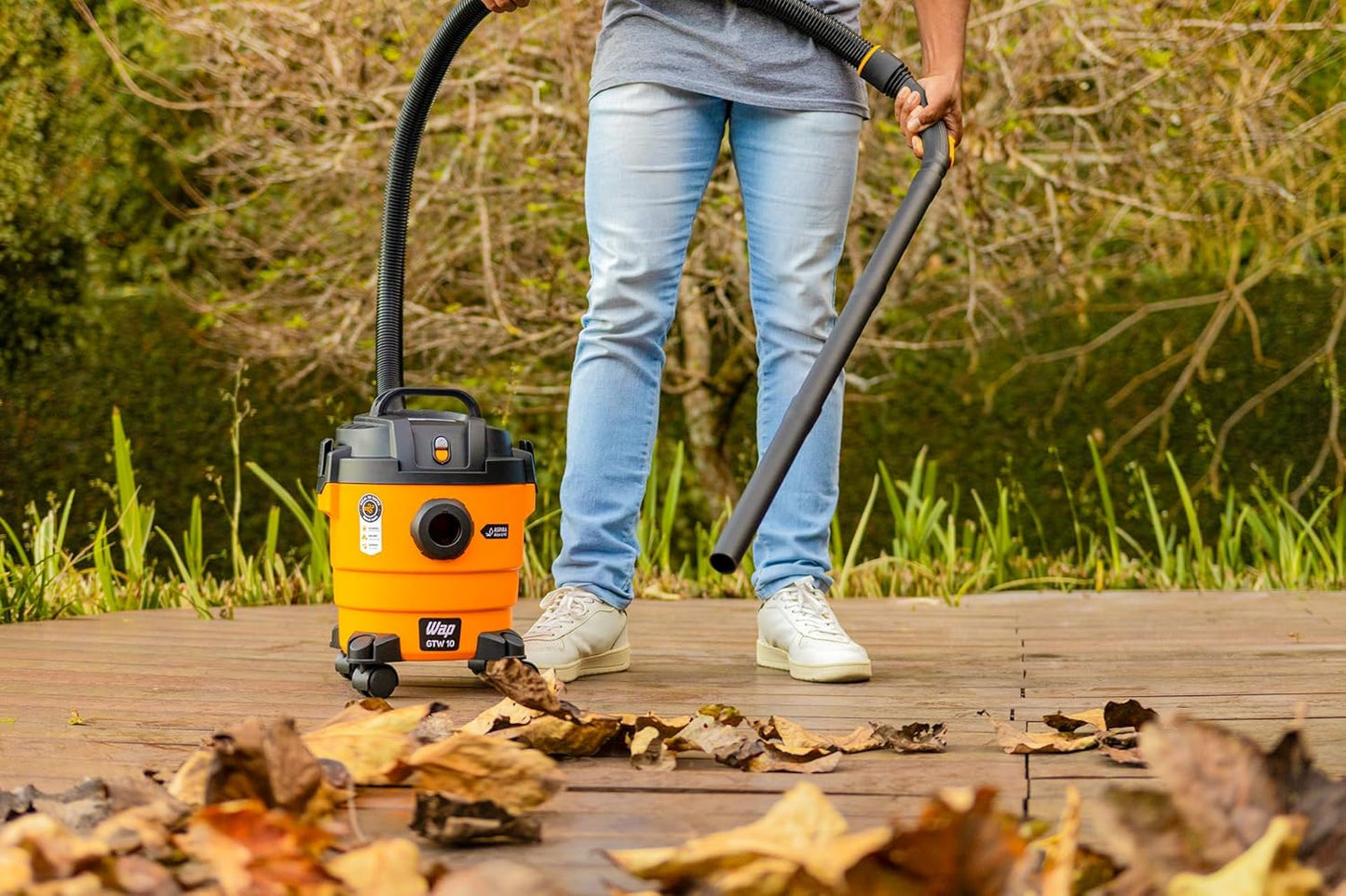 WAP Aspirador de Pó e Água GTW 10 Litros, Filtro Lavável, 1400W