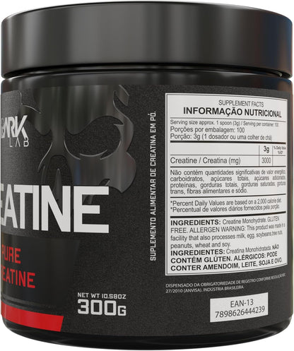 Creatina Pura Monohidratada Dark Lab 300g