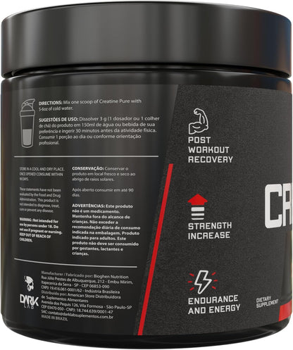Creatina Pura Monohidratada Dark Lab 300g