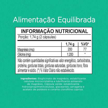 Nutrify - Magnésio 1400mg - Multivitamínico, Sem Glúten, Sem Lactose, Sem Açúcar - 60 Cápsulas
