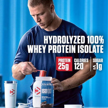ISO 100-100% Hidrolyzed (640g), Morango (610g)